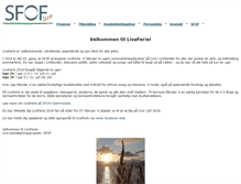 Tablet Screenshot of livo.sfof.dk